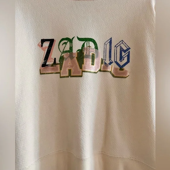 Kids Children Zadig & Voltaire Sweatshirt Size 8 126 - Picture 2 of 7